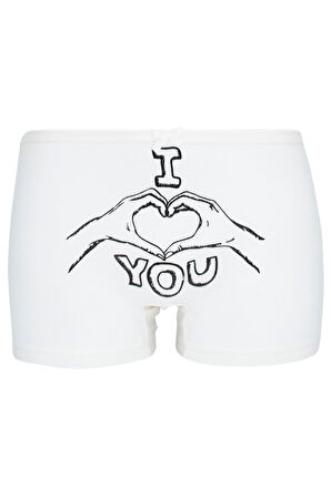 Kız Çocuk Boxer 5 Li Paket Karışık Renk Byo1825