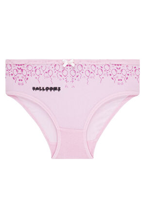 Kız Çocuk 5'li Paket Renkli Slip Külot - Balloons -