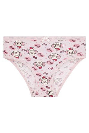 Kız Çocuk 5'li Renkli Slip Külot - Mouse -