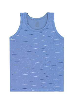 Erkek Çocuk Atlet 5 Li Paket Karışık Renk Baskılı Atlet