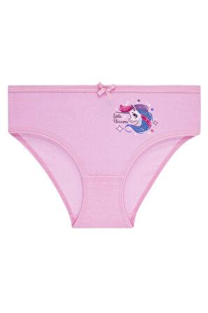 Kız Çocuk 5'li Paket Renkli Slip Külot - Unicorn -