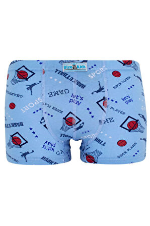 Erkek Çocuk Boxer 5 Li Paket Karışık Renk Baskılı Boxer