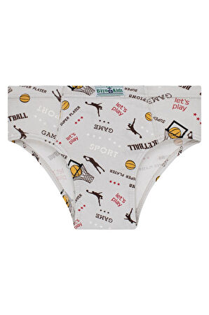 BYO 2488 5 Lİ SLİP KÜLOT - BASKETBOL