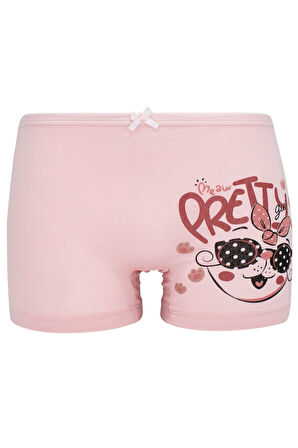 Kız Çocuk Boxer Paket Karışık Renk 5'li