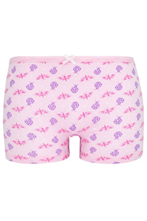 Kız Çocuk Boxer Paket Karışık Renk 5'li