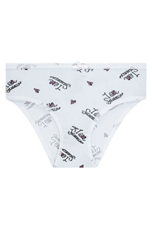 Kız Çocuk 5'li Paket Renkli Slip Külot