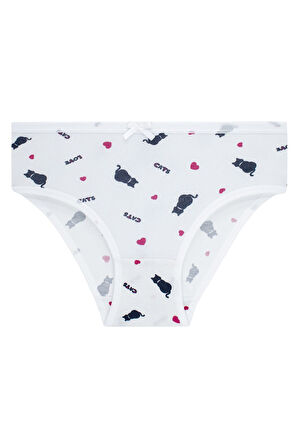 Kız Çocuk 5'li Paket Renkli Slip Külot