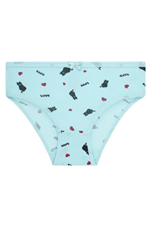 Kız Çocuk 5'li Paket Renkli Slip Külot