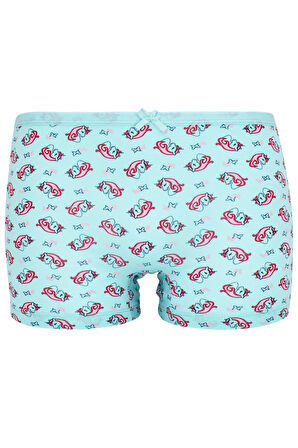 Kız Çocuk Boxer 5 Li Paket Karışık Renk Byo3230