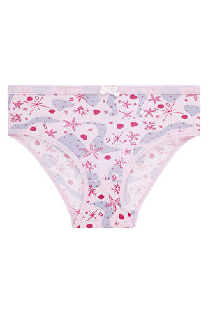 Kız Çocuk Karışık Renk Külot 5 Li Paket Byo3277