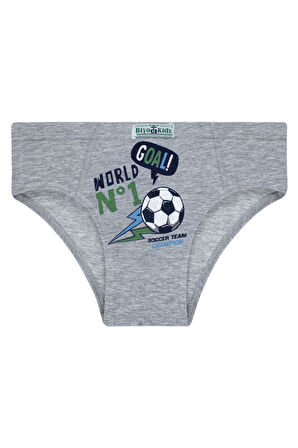 Erkek Çocuk 5'li Paket Renkli Slip Külot - Futbol -