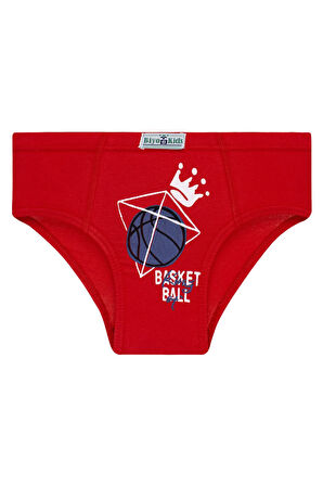Erkek Çocuk 5'li Paket Renkli Slip Külot - Basketbol -