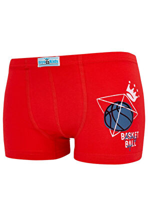 Erkek Çocuk Boxer 5 Li Paket Karışık Renk Byo2630