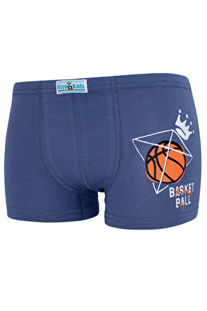 Erkek Çocuk Boxer 5 Li Paket Karışık Renk Byo2630