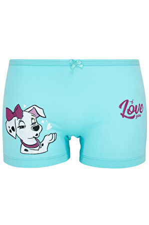 Kız Çocuk Sevimli Köpekler Baskılı 5'li Paket Boxer