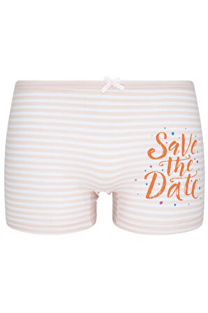 Kız Çocuk Baskılı 5li Paket Boxer BYO3503