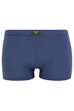 Erkek Çocuk Desensiz Boxer 5 Li Paket Karışık Renk Boxer