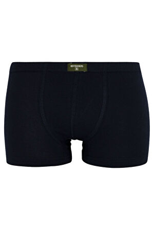 Erkek Çocuk Desensiz Boxer 5 Li Paket Karışık Renk Boxer