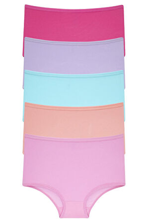 Miss Brave Kadın Yüksek Bel Renkli Bato Külot 7600-51-1