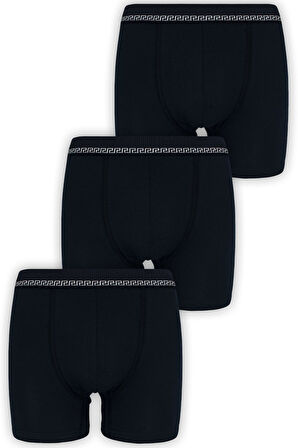 Biyo Xtreme Erkek Boxer 3'lü Paket Pamuklu Byo3104 3'lü Lacivert