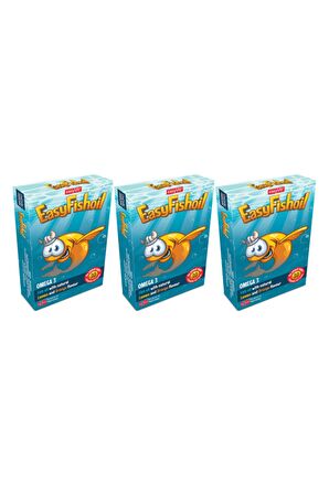 Easyvit Easyfishoil Kids Çiğnenebilir 30 Jel Tablet 3'lü Paket