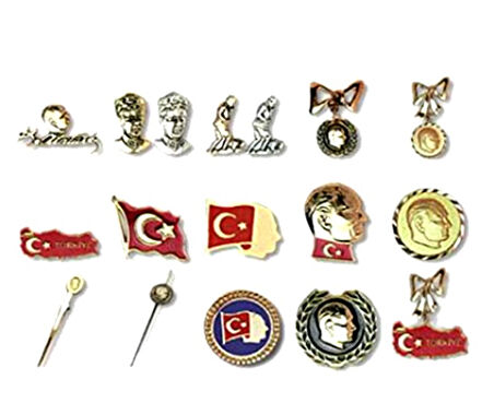 Atatürk Rozet Tekli Farklı Model - 1 adet