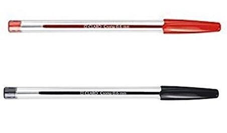 Claro Croma Tükenmez Kalem 0.6 Mm Kırmızı 3 adet