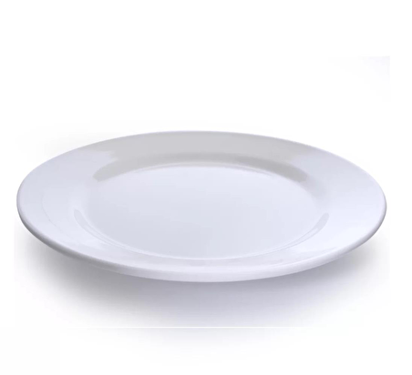 Emr melamin 6 lı servis tabak - 25 cm. servis tatlı tabağı 