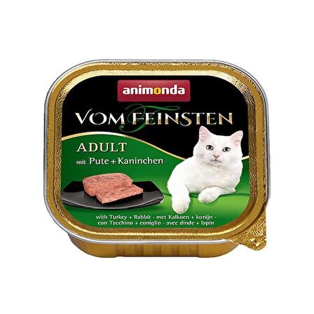 Animonda Hindi ve Tavşanlı Yetişkin Konserve Kedi Maması 100 Gr