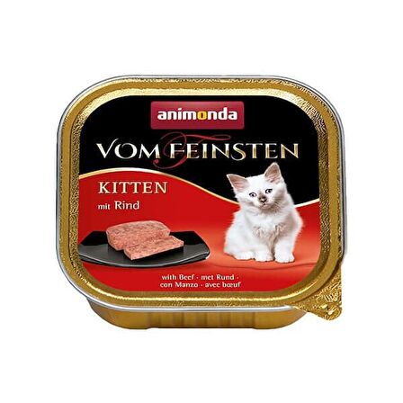 Animonda Kitten Biftekli Yavru Konserve Kedi Maması 100 Gr