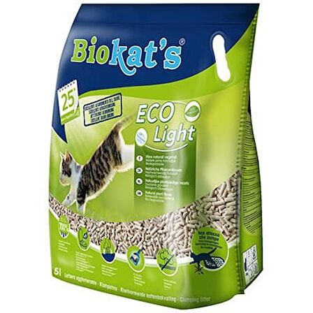 Biokats Eco Light Pelet Kedi Kumu 5 Lt