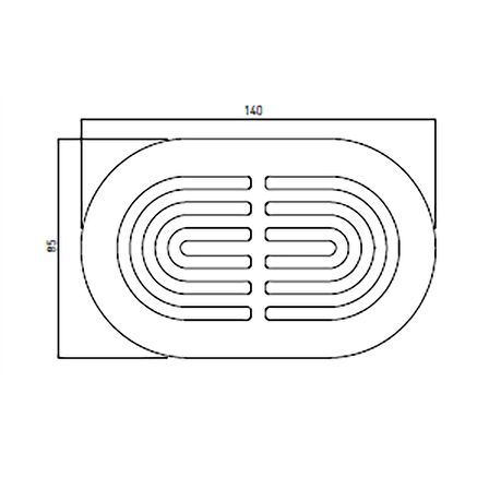 Bocchi UOVO 3023-011-0002 Sabunluk Seramik Mat Kaşmir