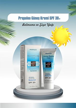 Propoleo Bal, Balmumu ve Şiya Yağ Özlü Güneş Kremi ve Cilt Açıcı SPF30+ 75ml