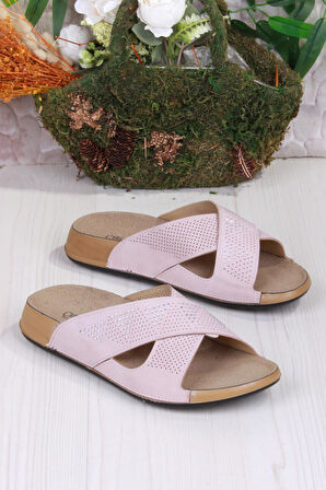 Fort 223808 Pudra Rahat Esnek Anatomik Kadın Terlik