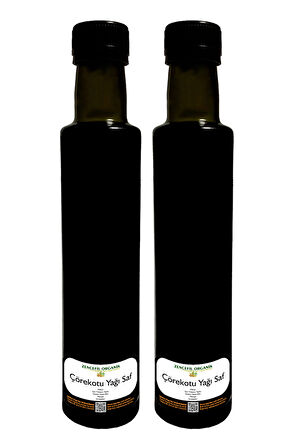Çörekotu Yağı 2 Şişe 250 ml X 2 Soğuk Pres Taze Sıkım Saf Çörek Otu Yağı Filtresiz %100 Saf