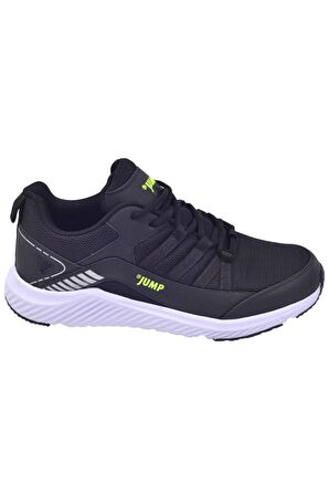 Jump Erkek Spor Ayakkabı Günlük Fileli Siyah/Neon 24865