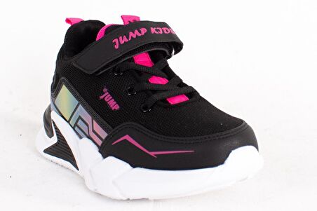 Jump 26983 Siyah Fuşya Günlük Kız Çocuk Spor Ayakkabı