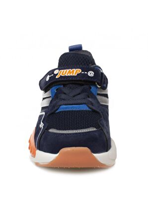 Jump 27016 P Cırtlı Mavi  Çocuk Spor Ayakkabı