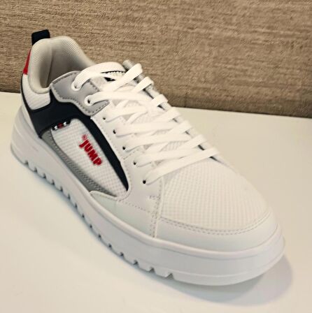 Jump 27966 Erkek Sneaker Spor Ayakkabı Beyaz / Lacivert