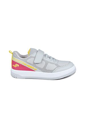 Jump 28128 Çocuk Sneaker Spor Ayakkabı Gri - Fuşya