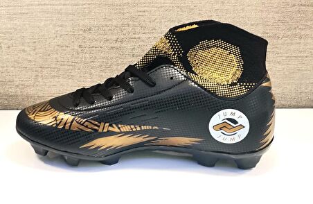 Jump 28365 Erkek Krampon Siyah / Altın