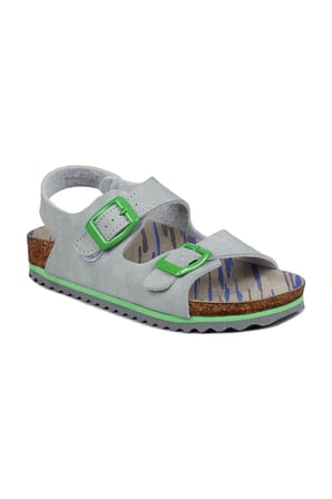 Jump JUMP 50023 ÇİFT TOKALI Gri Unisex Çocuk Sandalet 50023