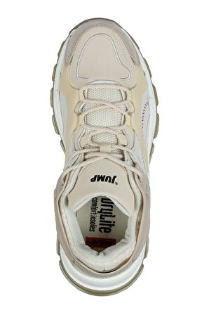 Jump 29096 Kadın Sneaker Günlük Spor Ayakkabı Bej