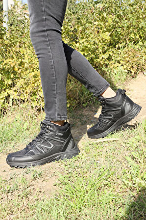 28682 Siyah Erkek Su Geçirmez Outdoor Bot Spor Ayakkabı