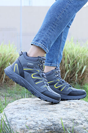 28682 Siyah - Yeşil Erkek Su Geçirmez Outdoor Bot Spor Ayakkabı