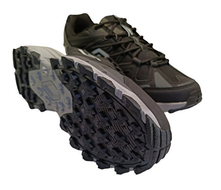 Jump 30703 Erkek Sneaker Spor Ayakkabı Siyah - Gri