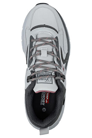 Jump 30866 Gri - Bordo Kadın Sneaker Günlük Spor Ayakkabı