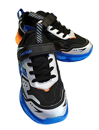 Jump 31053 Çocuk Sneaker Spor Ayakkabı Siyah - Lacivert