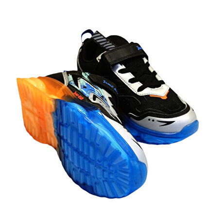 Jump 31053 Çocuk Sneaker Spor Ayakkabı Siyah - Lacivert