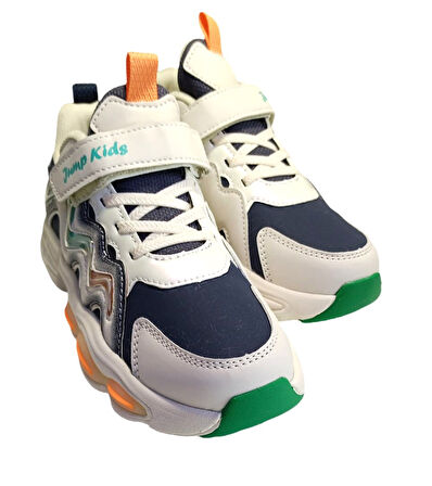 Jump 31098f Çocuk Sneaker Spor Ayakkabı Bej - Lacivert